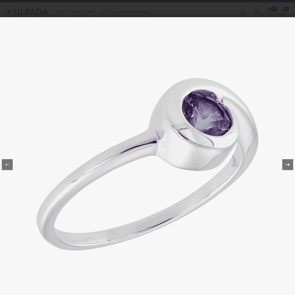 Another trip around the Sun Amethyst size 8 - Picture 2 of 5